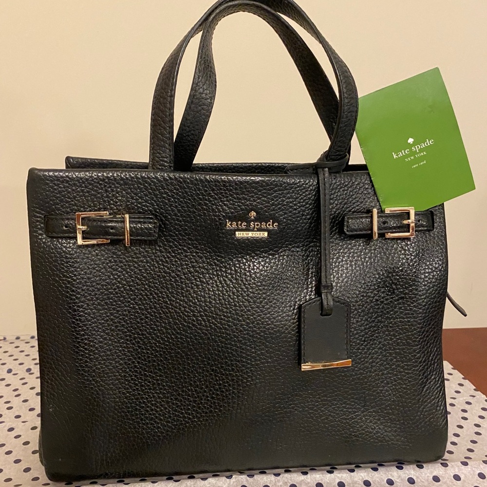 Kate Spade black leather purse